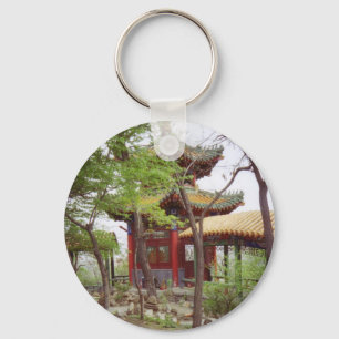 Gaozhan Temple -Pavilion- Keychain