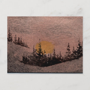 "Gap #2" Country Roads Postcard