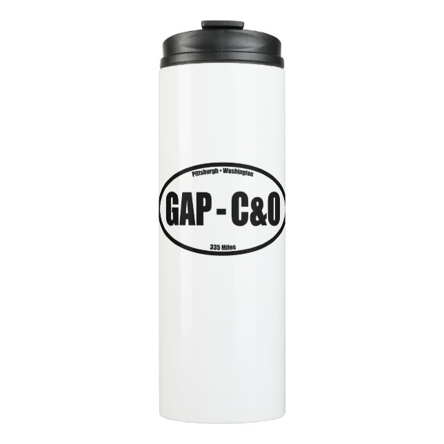 GAP - C&O Towpath Oval Thermal Tumbler (Front)