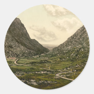 Gap of Dunloe, Killarney, County Kerry Classic Round Sticker
