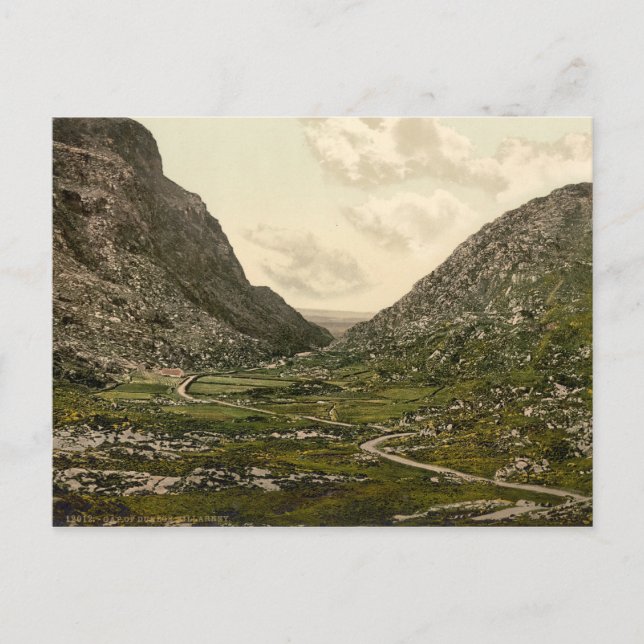 Gap of Dunloe, Killarney, County Kerry Postcard (Front)