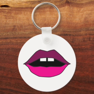 GAP TOOTH GIRL KEYCHAIN