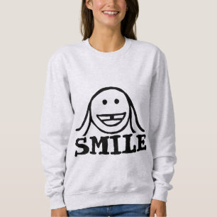 Gap toothed girl, Smile Ladies T-shirt Sweatshirt
