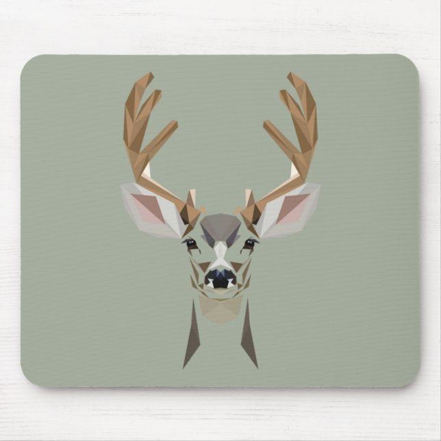 Gaphic deer mouse mat (Front)