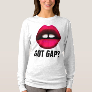 GAPPED TOOTH GIRL t-shirts, GAP T-Shirt