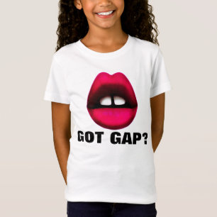 GAPPED TOOTHED GAP GIRL t-shirts