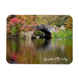 Gapstow Bridge, Central Park, NYC - photo magnet