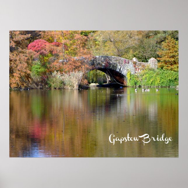 Gapstow Bridge, Central Park, NYC - poster (Front)