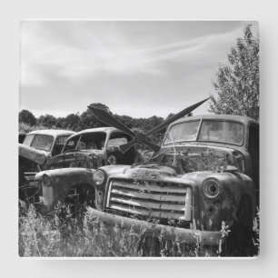 Garage Clock Old Truck Wall Clock