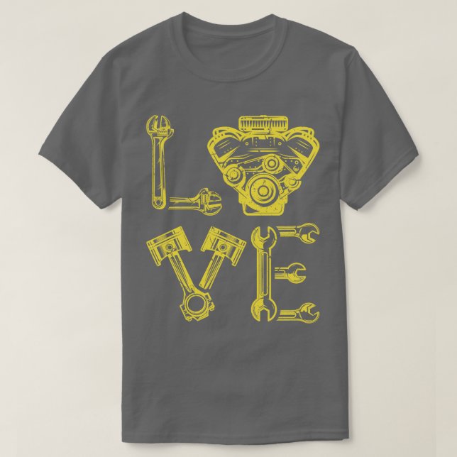 Garage Design for  Mechanic Dad T-Shirt (Design Front)