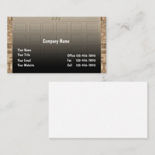 Garage Door Business Cards