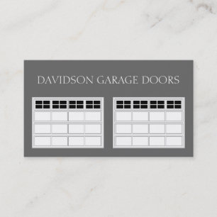 Garage Door Company/Classic White Business Card