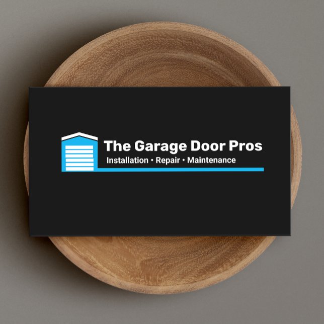 Garage Door Installation and Repair Business Card (Creator Uploaded)