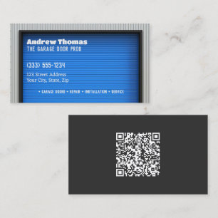 Garage Door QR Business Card