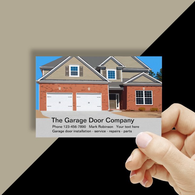 Garage Door Repair And Installation Service Business Card (Creator Uploaded)