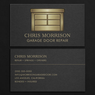 Garage Door Repair Business Card