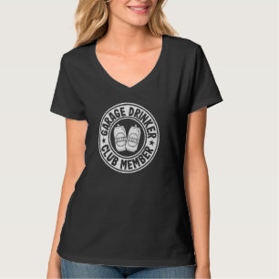 Garage Drinker Club Member Day Drinking Dad Beer M T-Shirt