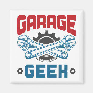 Garage Geek Auto Mechanic Vehicle Repair Magnet