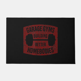 Garage Gyms Building Better Homebodies Barbell Gym Doormat