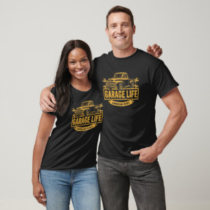 Garage Life American Built Vintage Truck Mechanic T-Shirt
