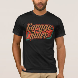 Garage Rules Neon 80s eighties T-Shirt