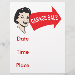 Garage sale flyer