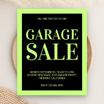 Garage Sale Flyer<br><div class="desc">Promotional Garage Sale Flyer. Customise it with your own text and spread the word.</div>