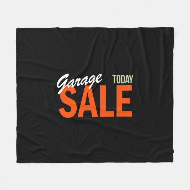 Garage Sale Today Fleece Blanket (Front (Horizontal))