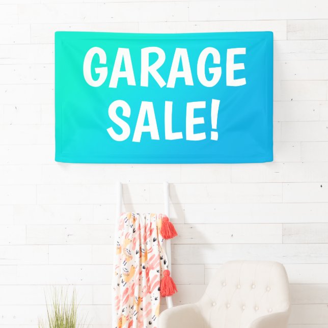 GARAGE SALE! Vinyl Banner (Insitu)