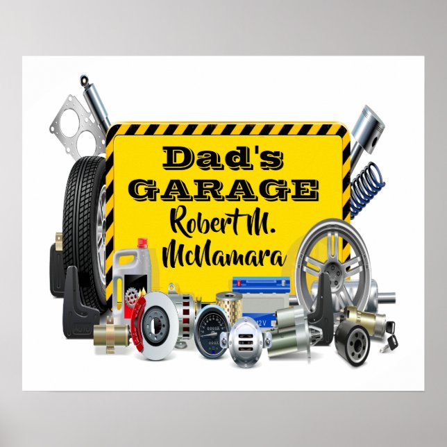 Garage Sign Poster (Front)