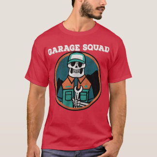 Garage Squad Mechanic Design T-Shirt