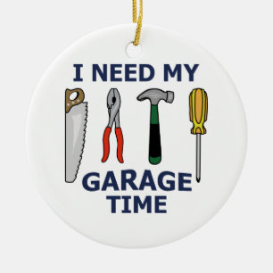 Garage Time Ceramic Tree Decoration