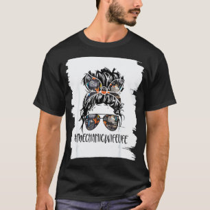Garage Womens Mechanicwifelife Mechanic Wife Life T-Shirt