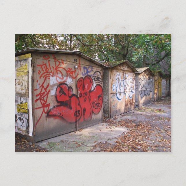 Garages Berlin Prenzlauer Berg Postcard (Front)