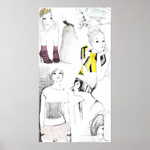 garance dore sketches poster