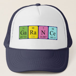 Garance periodic table name hat