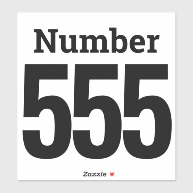 Garbage can Wheelie Bin Number up to Three Digits (Sheet)