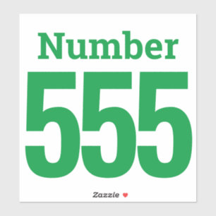 Garbage can Wheelie Bin Number up to Three Digits