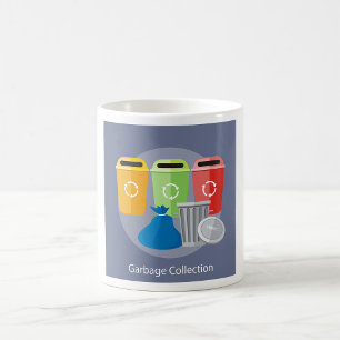Garbage Collection Recycling Coffee Mug