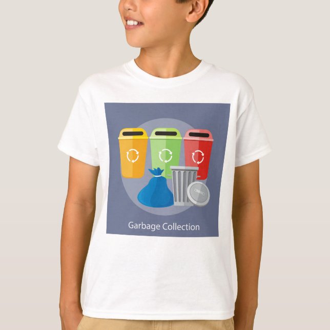Garbage Collection Recycling T-Shirt (Front)