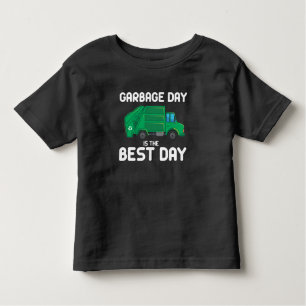 Garbage Day Fun Trash Truck Waste Trucker Dumpster Toddler T-Shirt