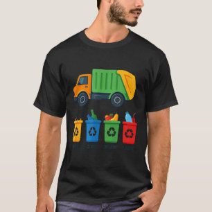 Garbage Day Recycling Truck Kids Boys Toddlers Gir T-Shirt