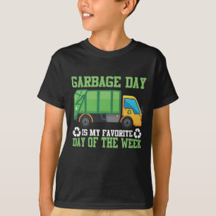 Garbage Day Truck Waste Disposal Dumpster T-Shirt