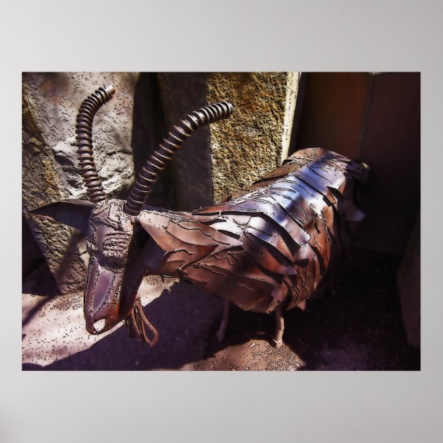 GARBAGE EATING GOAT of SPOKANE'S RIVERFRONT PARK Poster (Front)