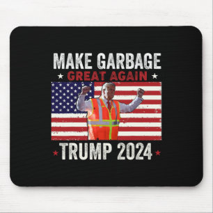 Garbage For Trump Make American Garbage Great Agai Mouse Mat