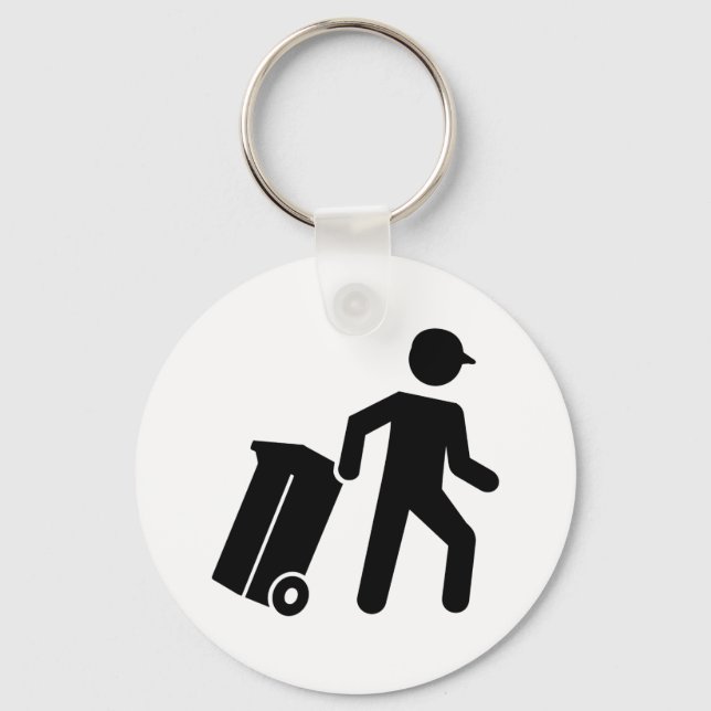 Garbage man key ring (Front)