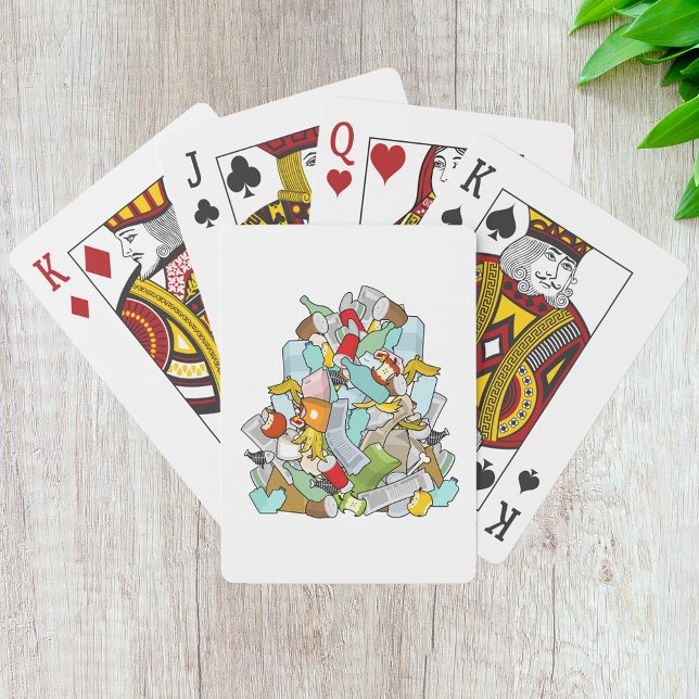 Garbage Pile Messy Trash Recycling Junk Playing Cards (Creator Uploaded)