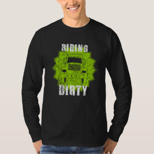 Garbage Smiling Truck Dirty Cans Recycling Day Dus T-Shirt