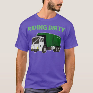 Garbage Smiling Truck Dirty Cans Recycling Day Dus T-Shirt