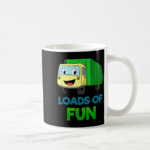 Garbage Smiling Truck Loads Of Fun Recycling Day D Coffee Mug